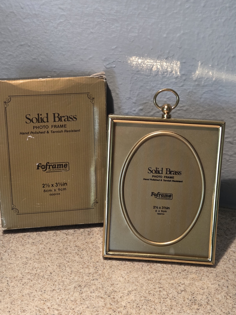 Foframe Solid Brass Frame New